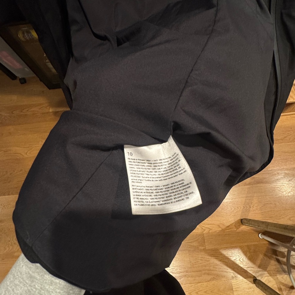 Lululemon Stretch Seal Sleet Street 600-Down-Fill Long Jacket size 10 - Picture 4 of 7